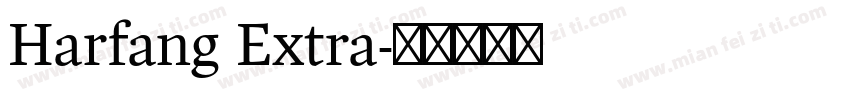Harfang Extra字体转换